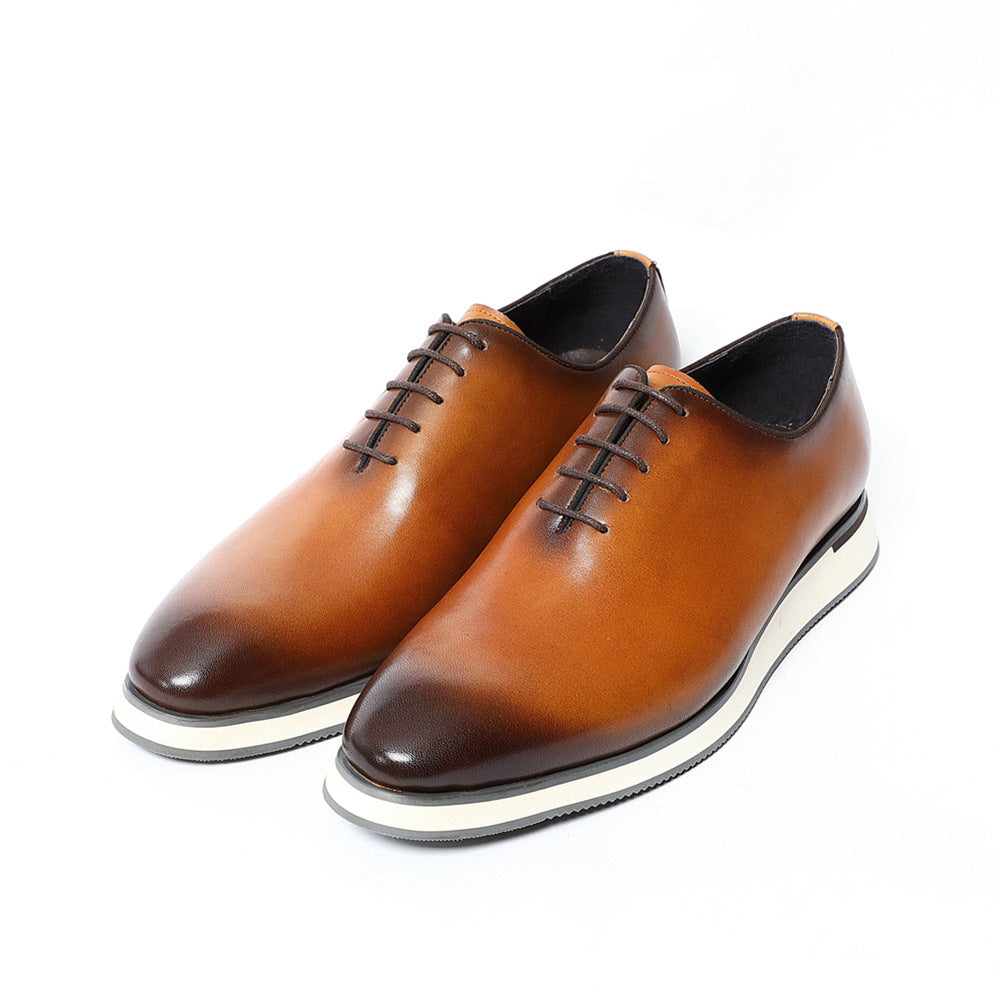 Men's Handmade Oxford Business Top Layer Cowhide Men's Shoes