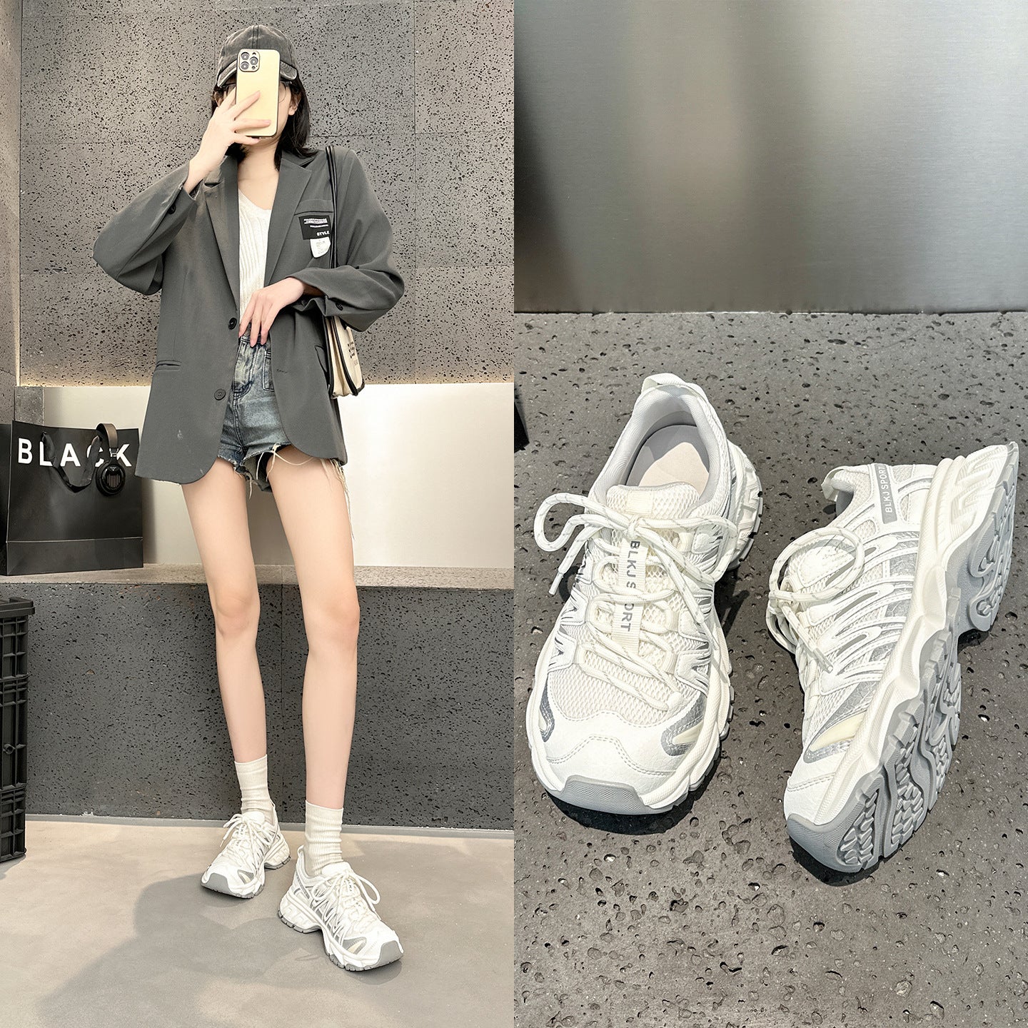 Women's Summer Platform Dad Comfortable Fashion Trendy Women's Sports Shoes
