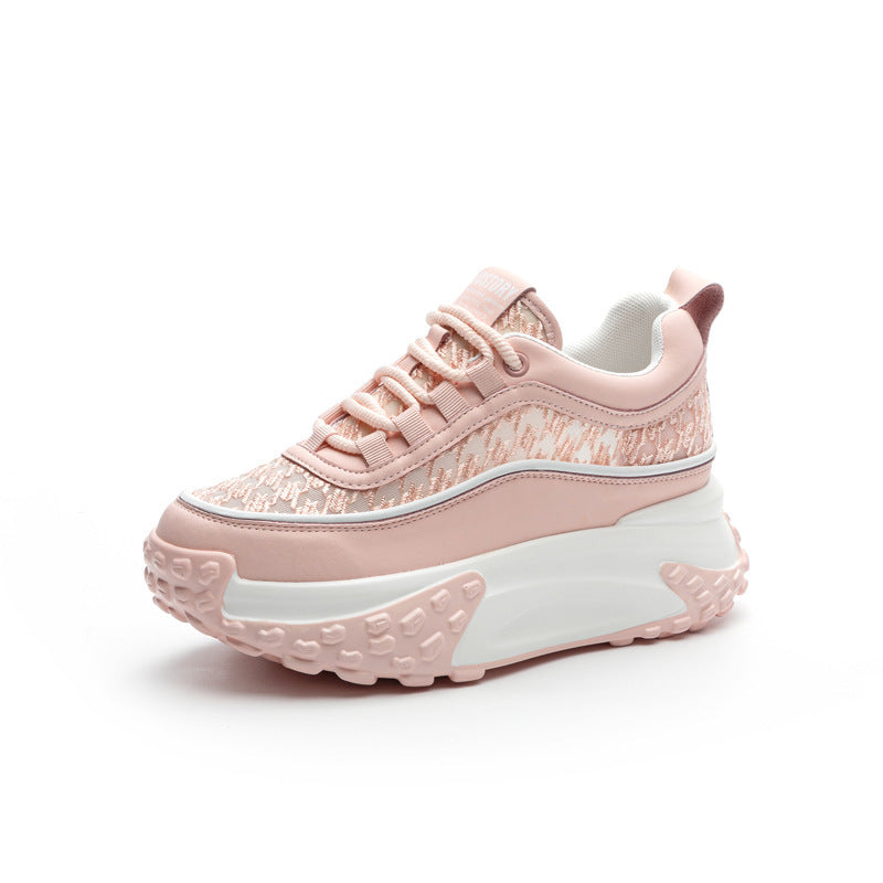 Women's Leisure Versatile Elevator Wedge Fashion Dad Women's Sports Shoes