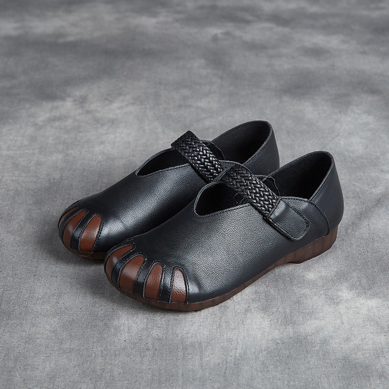 Women's Flat Spring Soft Bottom Mom Retro Women's Shoes
