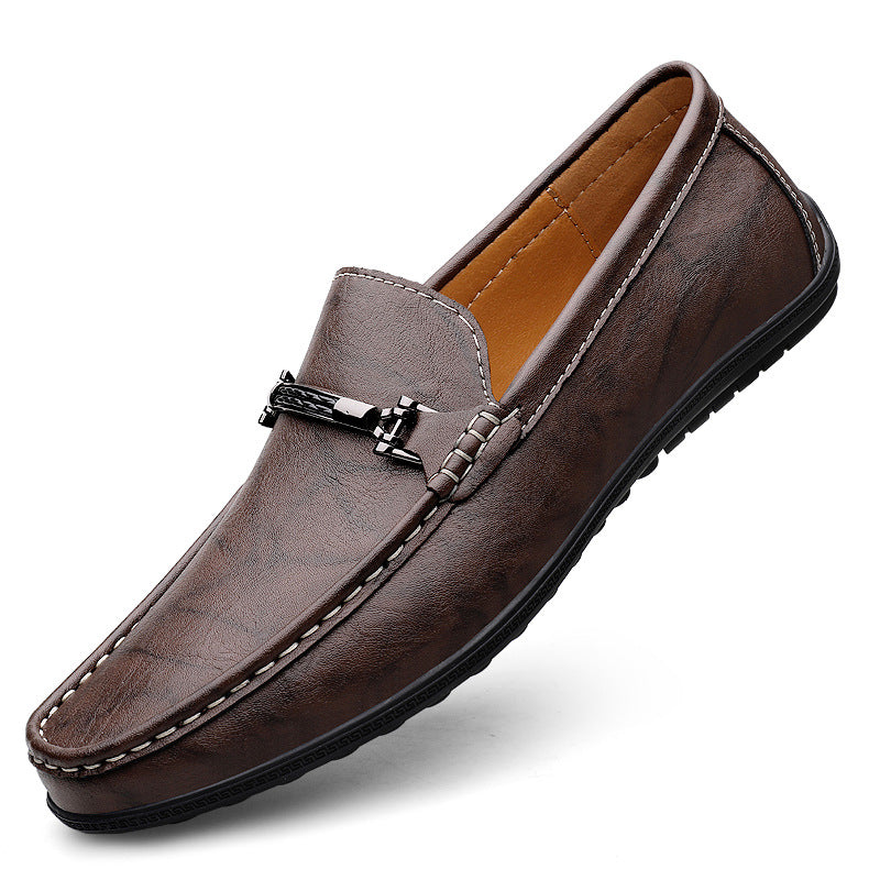 Men's Live Broadcast Plus Size Lazy Driving British Casual Shoes