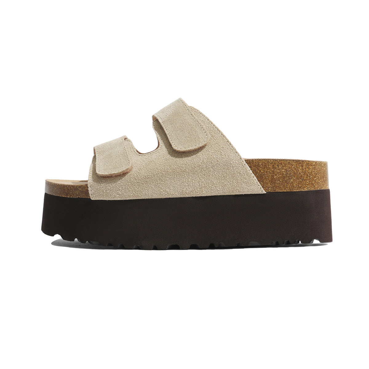 Women's Thick-soled Summer Retro Velcro Soft Bottom Slippers