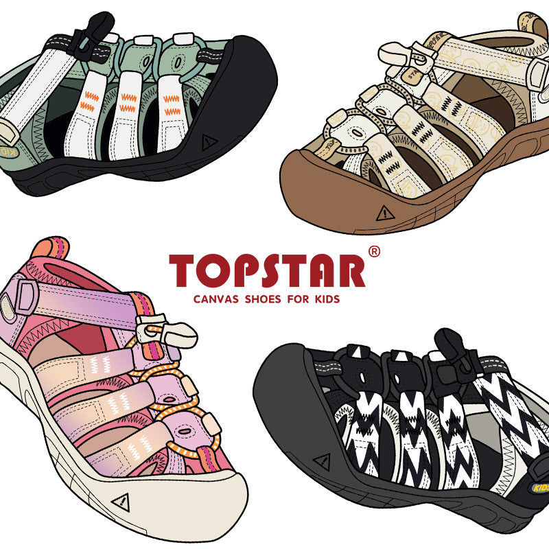 Children's Attractive Summer Lightweight Breathable Kindergarten Kid's Sandals