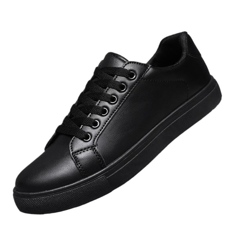 Men's Plus Size White Pure Surface Sneakers