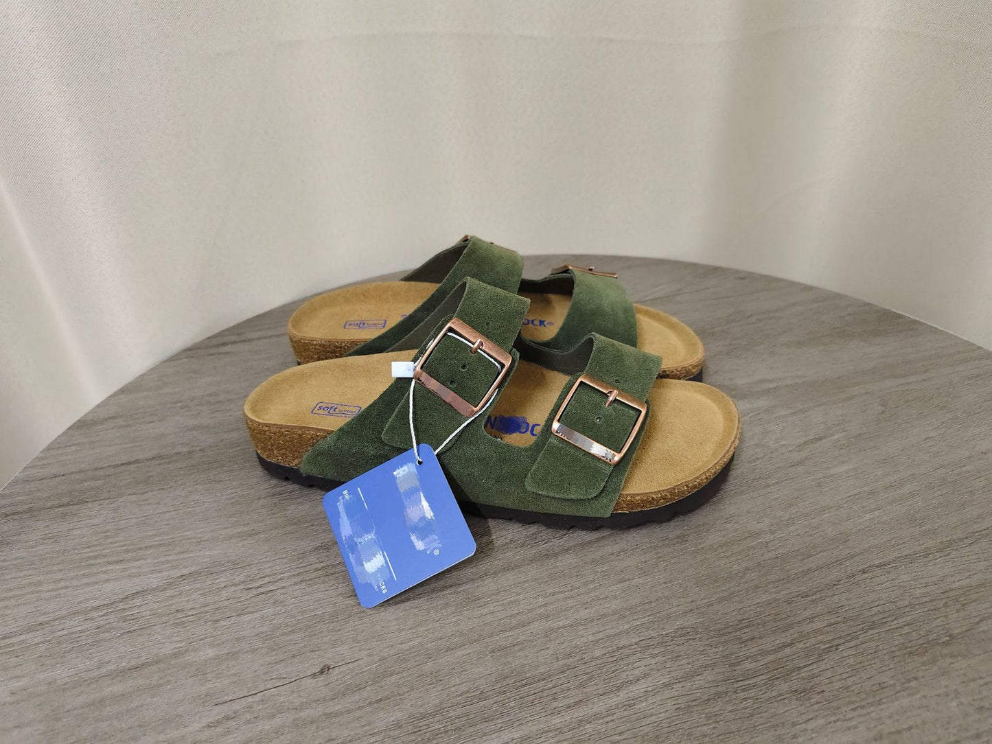 Women's & Men's Large Size Genuine Outer Wear Comfortable Double-breasted Platform Sandals