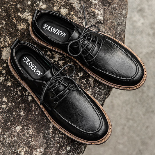 Men's Winter Fashion Business Shirt British Tooling Men's Shoes