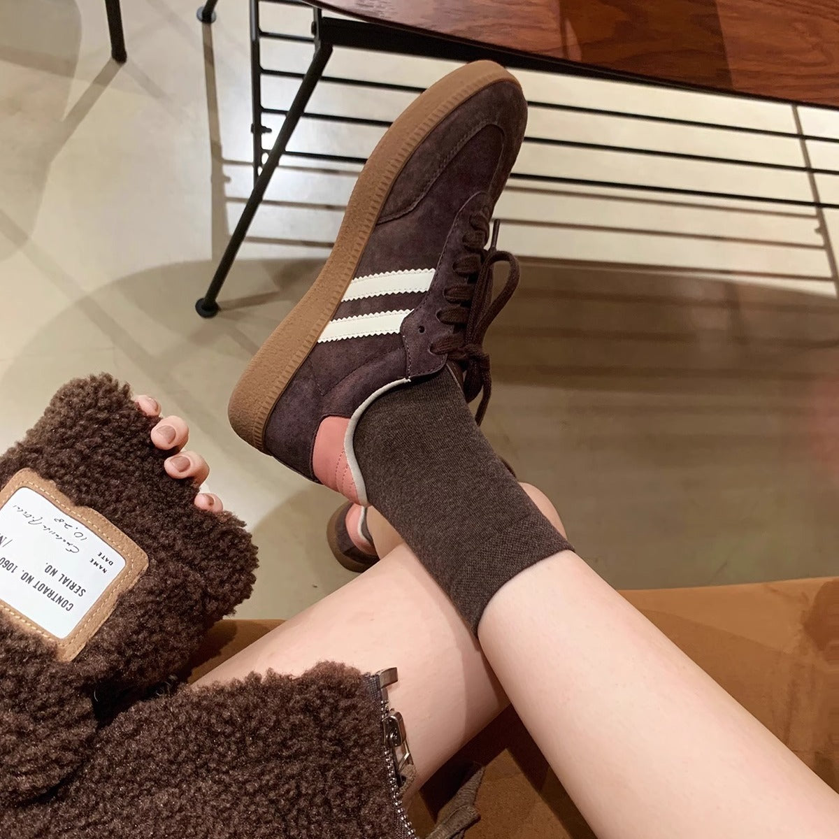 Women's Flat Skateboard Soft Bottom Sports Leisure Sneakers