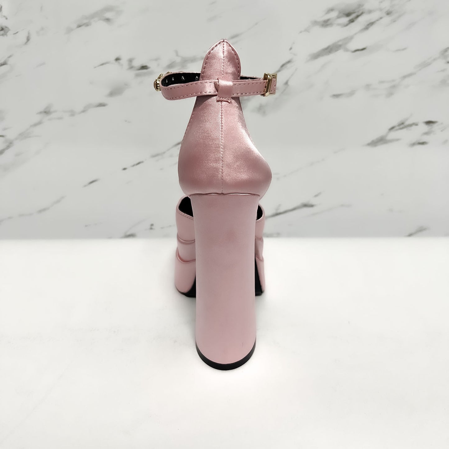 Color Rhinestone Waterproof Platform Thick Bottom Pointed Toe Female Women's Shoes