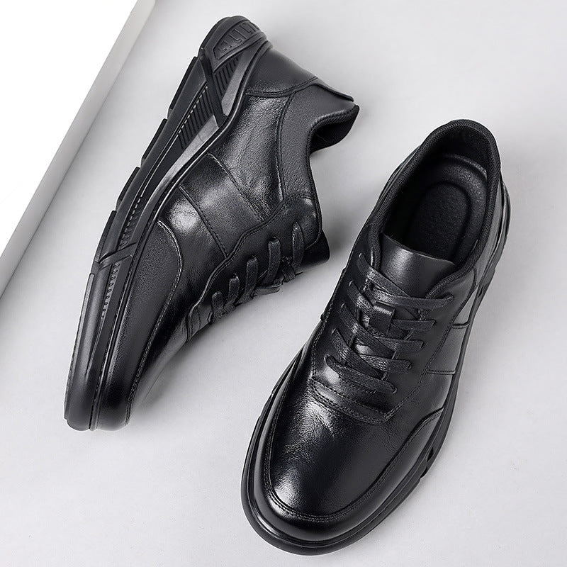 Men's Genuine Sports Top Layer Cowhide Hand Men's Shoes