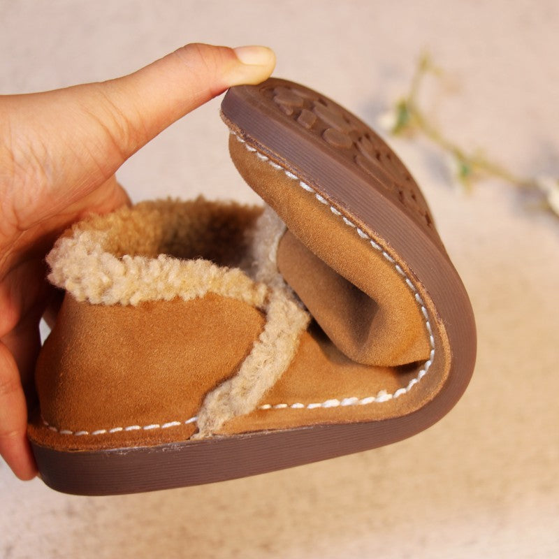 Women's Travel First Layer Cowhide Slip-on Lazy Women's Shoes