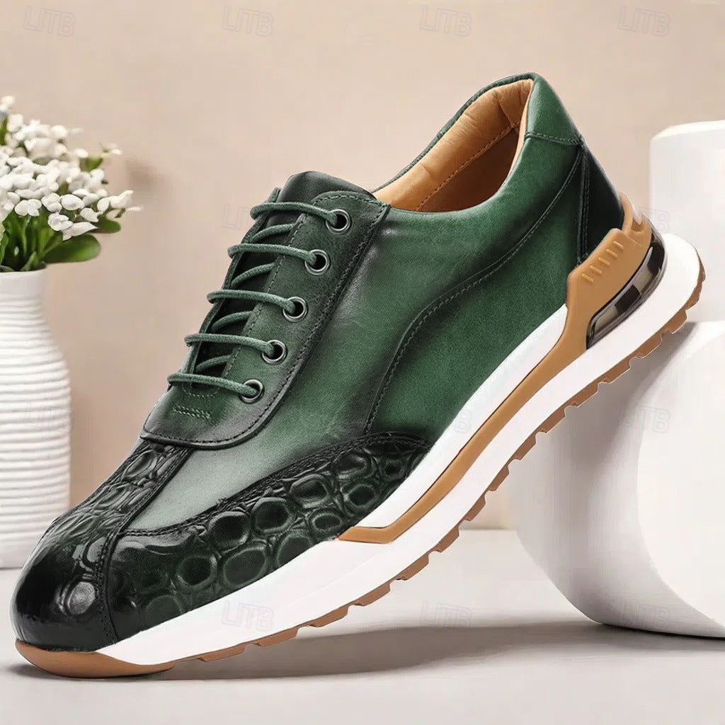 New Charming Men's Genuine Cowhide Pure Men's Casual Leather Shoes