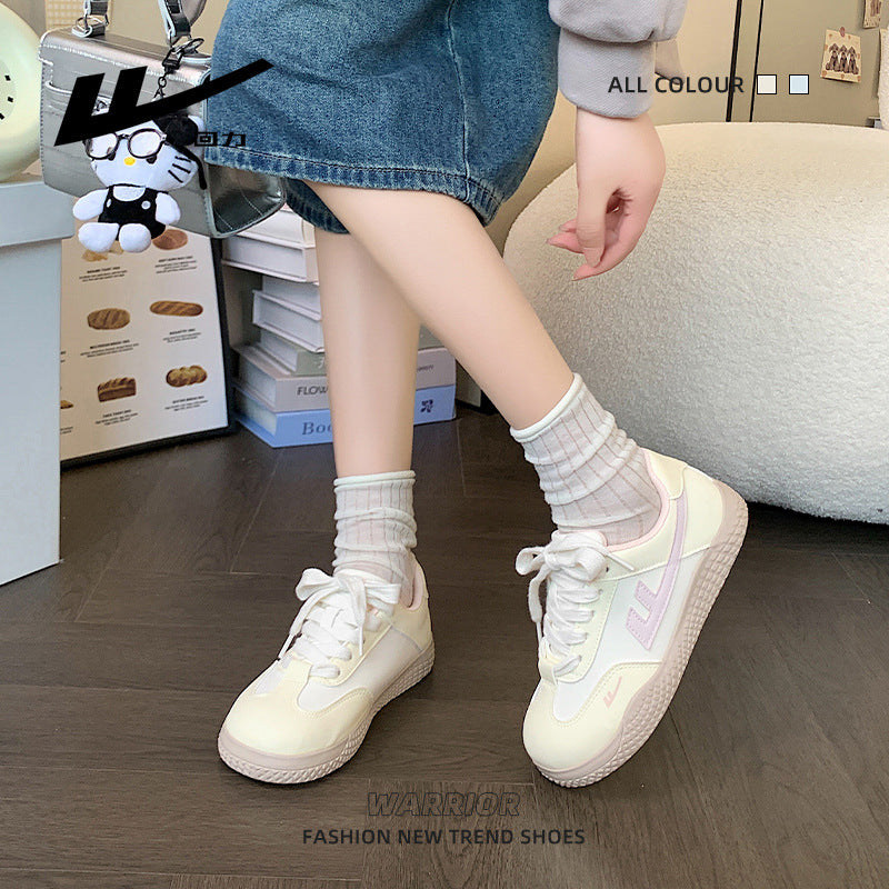 Women's Warrior Fashionable Thin Preppy Comfortable White Women's Casual Shoes
