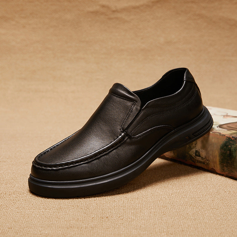 Men's Durable Comfortable Platform Genuine Dad Leather Shoes