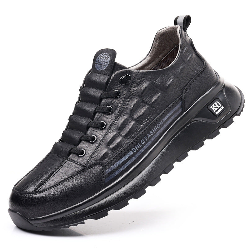 New Classy Men's Spring Soft Cowhide Men's Sports Shoes