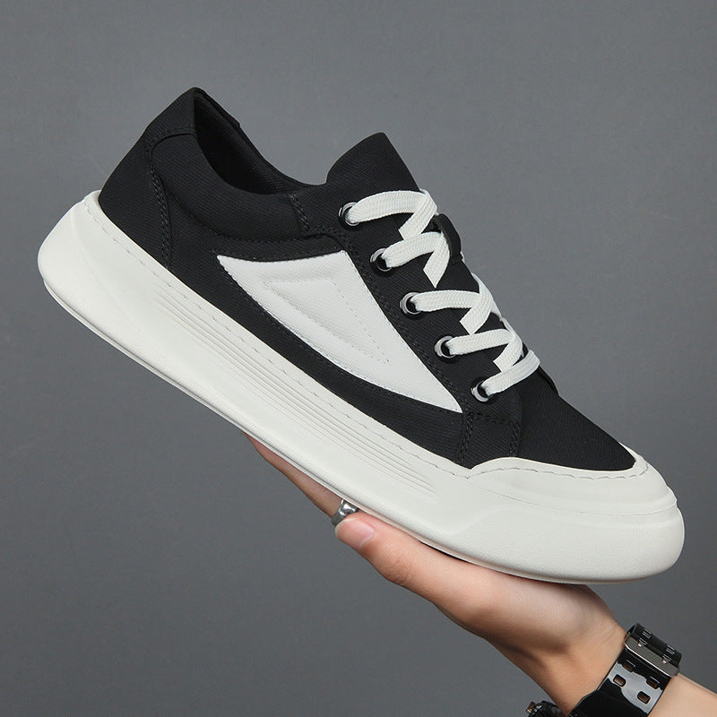 Men's Summer Versatile Breathable Cloth Platform Lightweight Men's Board Shoes