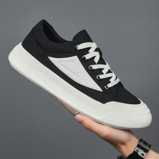 Men's Summer Versatile Breathable Cloth Platform Lightweight Men's Board Shoes