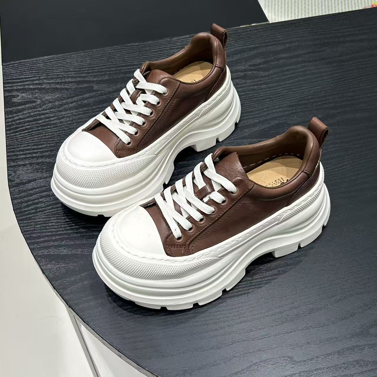 Women's Platform White Height Increasing Not Tired Feet Women's Casual Shoes