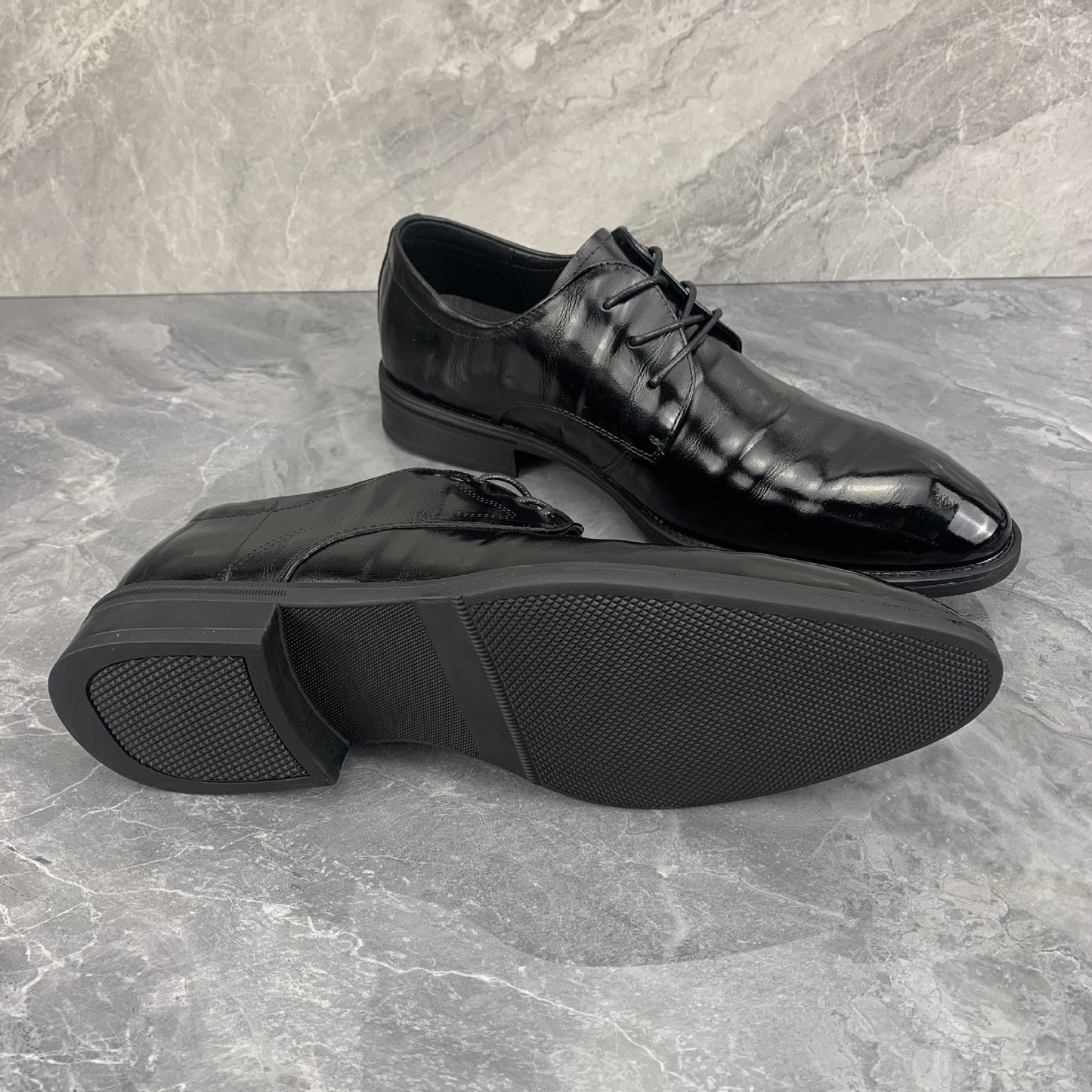 Men's First Layer Cowhide Formal Business Pumps Men's Casual Leather Shoes
