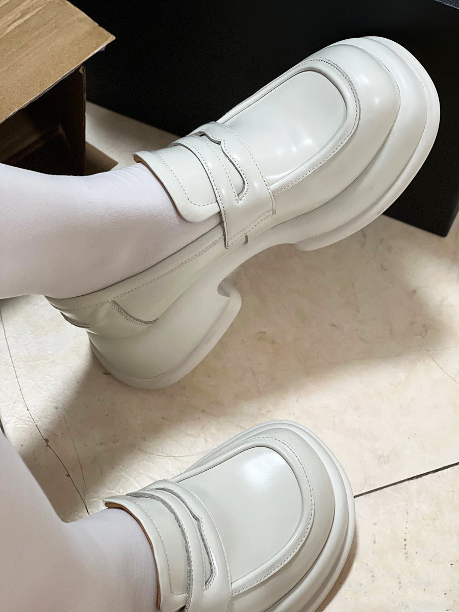 Women's Bottom Extra Black Small For Retro British Casual Shoes