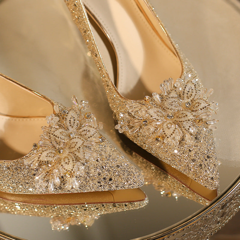 Plus Size Commuter Pointed French Stiletto Women's Shoes