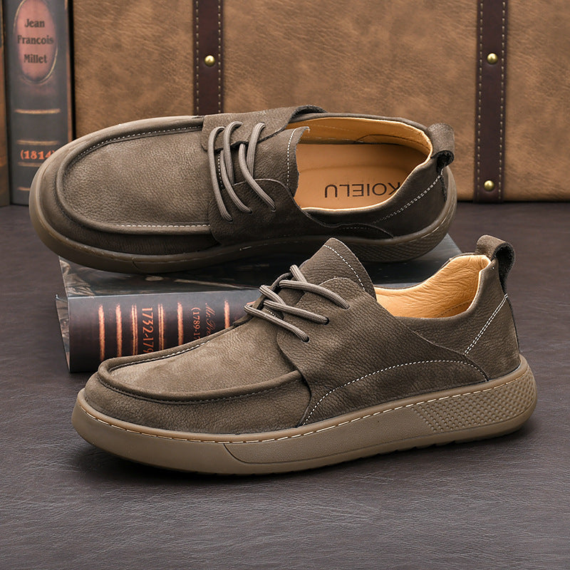 Men's Slip-on Lazy Doug British Style Versatile Loafers/doug Shoes