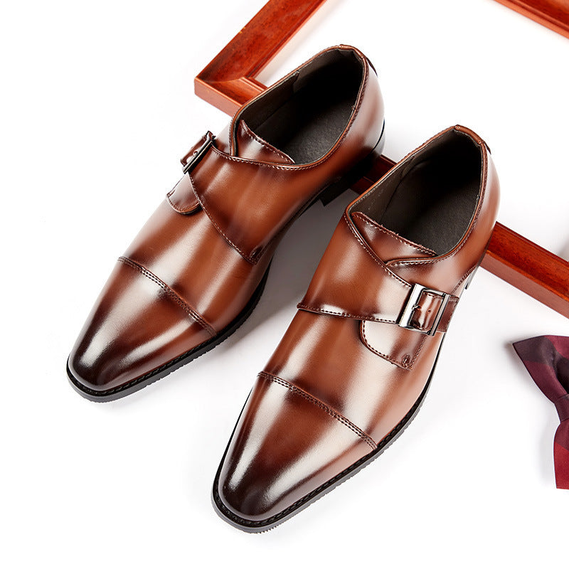 Men's Formal Wear Gentleman Pumps Office Wedding Men's Business Leather Shoes