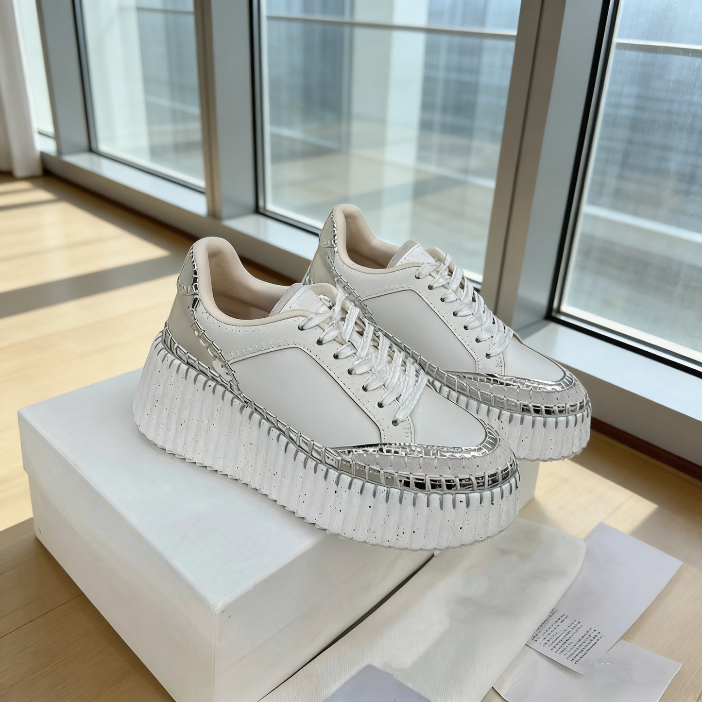 Women's Trend Elevator Wild Biscuit Shape Round Toe Women's Casual Shoes