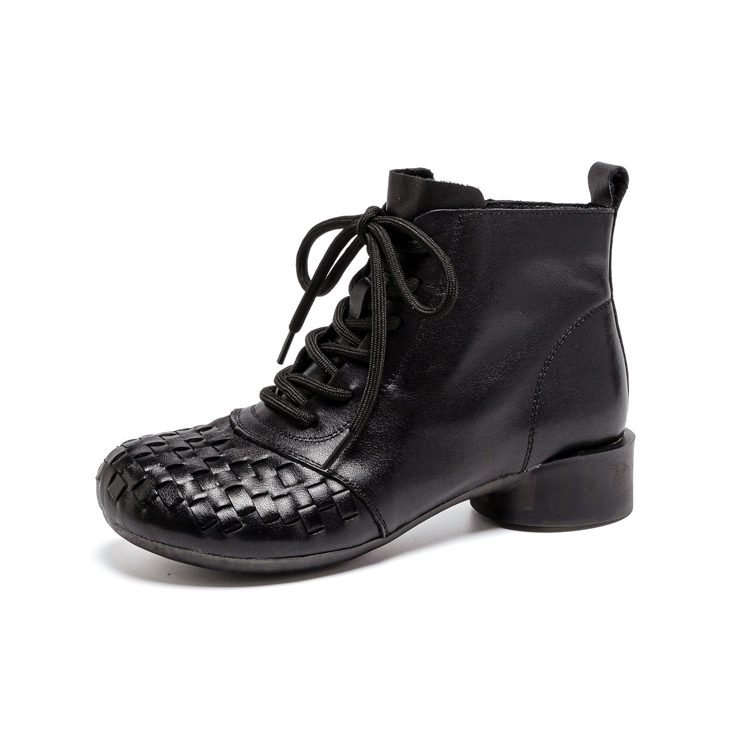 Women's Genuine Thick Soft Bottom Top Layer Cowhide Retro Women's Leather Boots
