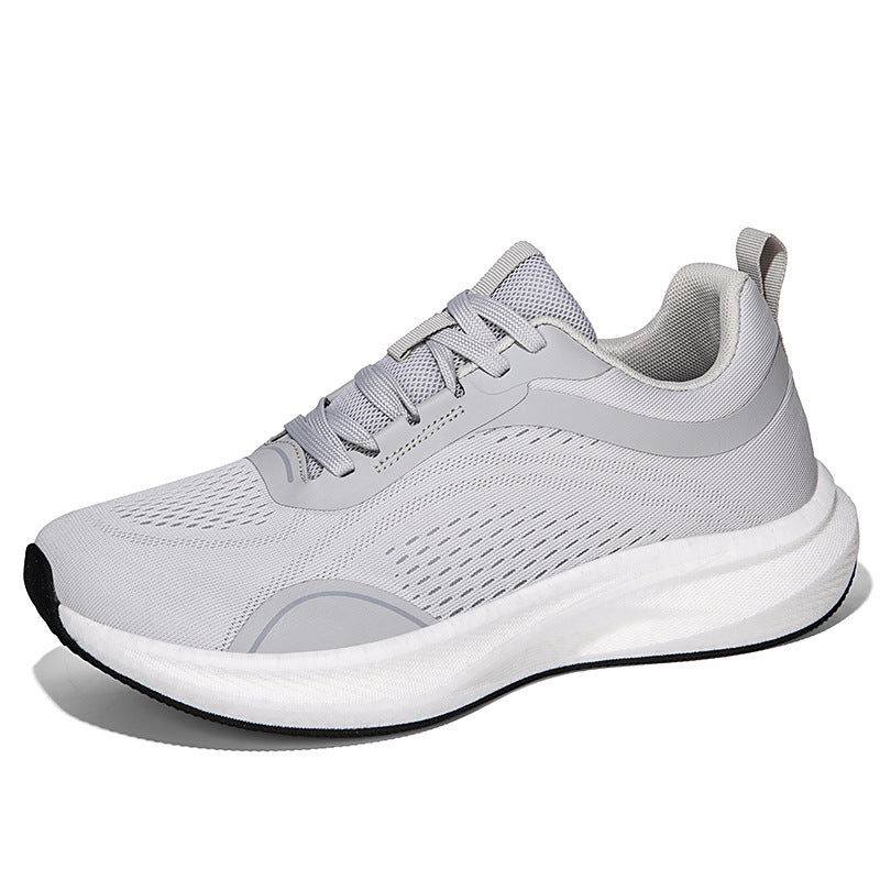Men's Last Big Head Lightweight Breathable Mesh Marathon Rebound Help Men's Sports Shoes