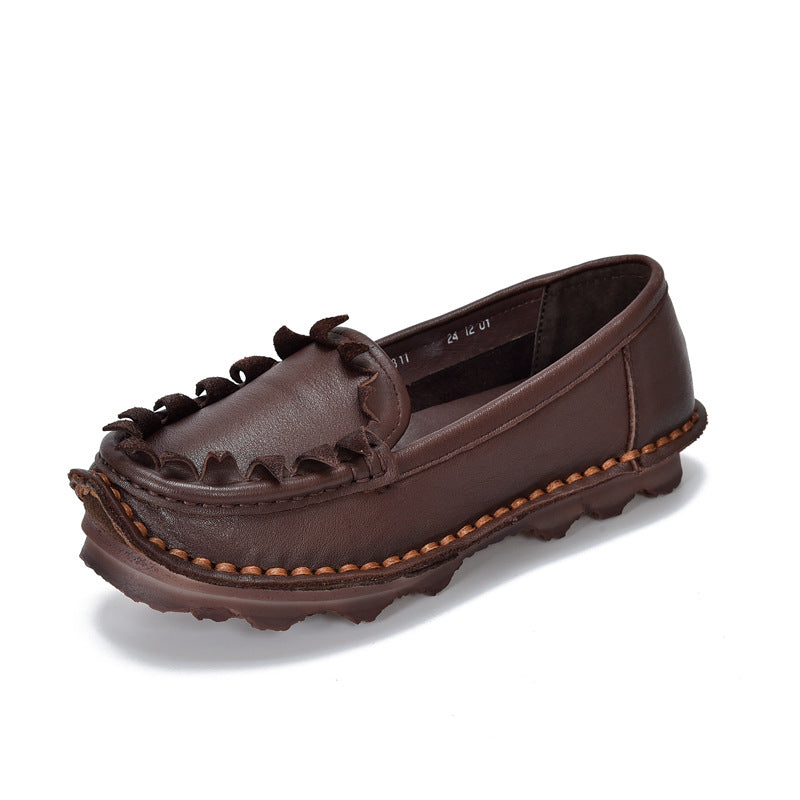 Women's Ethnic Style Vintage Soft Bottom Slip On Women's Casual Shoes