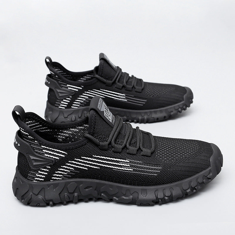 Men's Autumn Fashionable Versatile Comfortable Breathable Green Sneakers