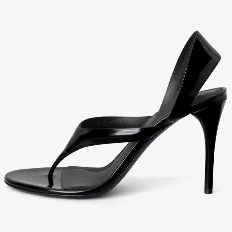 Women's Beautiful Stiletto Round Toe Summer Outdoor High Heeled Sandals