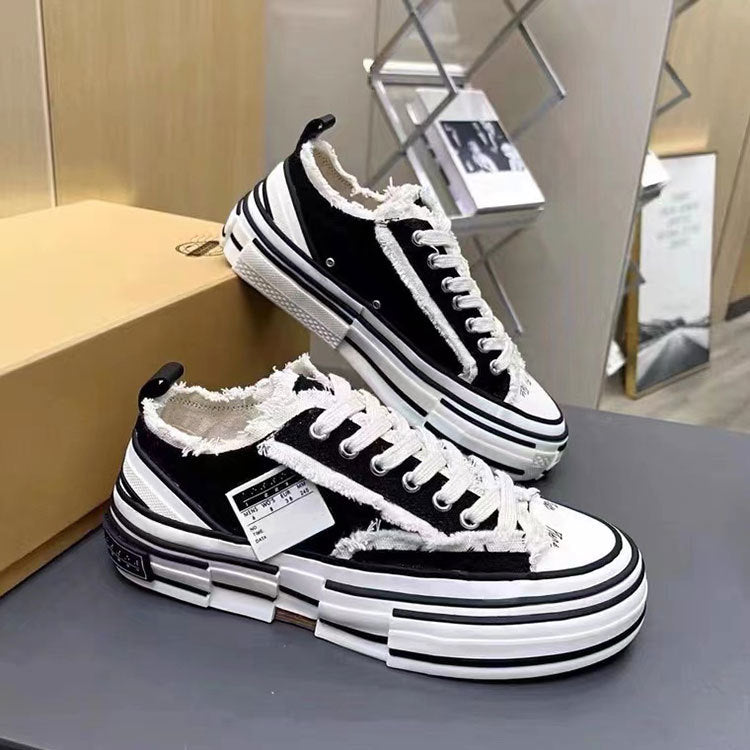 Women's Wu Reba Platform Inner Height Increasing Beggar Women's Casual Shoes