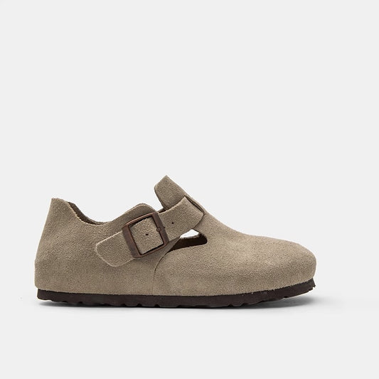All-inclusive Lovers Genuine Cow Suede Cork Slip-on Lofter Casual Shoes