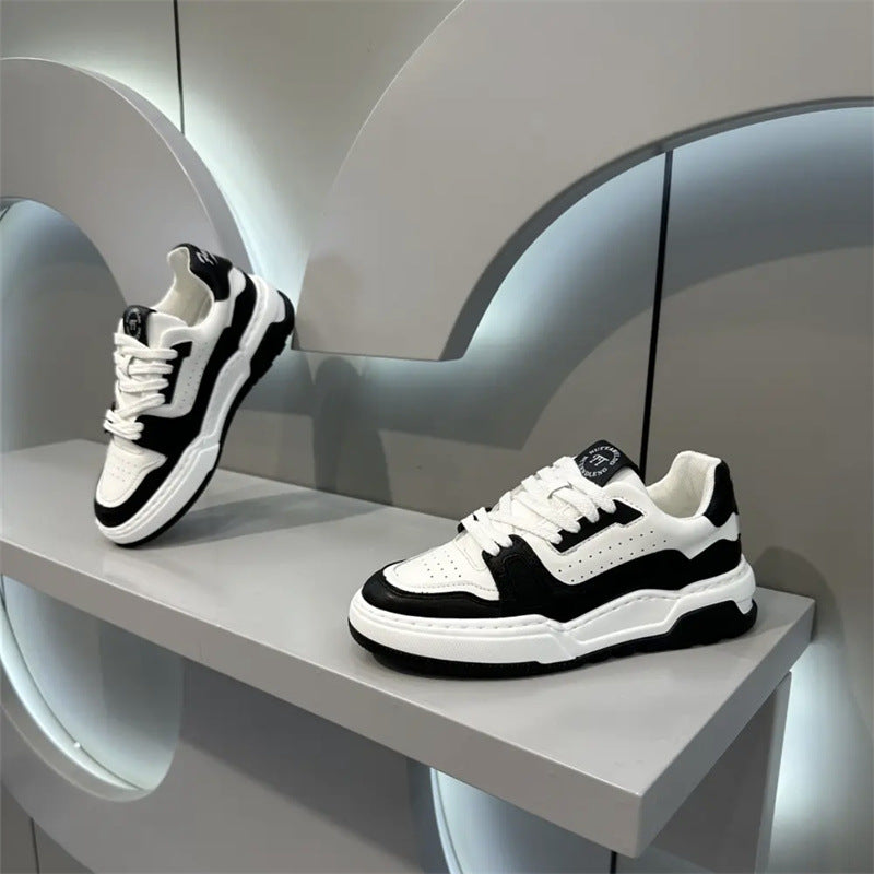 Men's Spring Korean Style Fashionable White Trendy Comfortable Breathable Men's Shoes