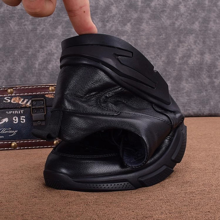 Men's Korean Style British Trend Outdoor First Leather Shoes