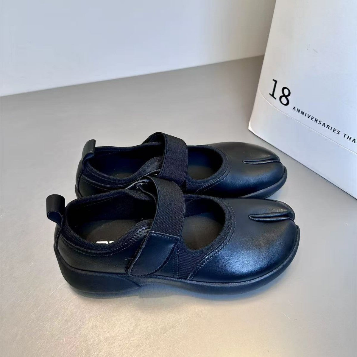 Women's Version Retro Split Toe Mary Jane Spring Platform Height Increasing Women's Casual Shoes