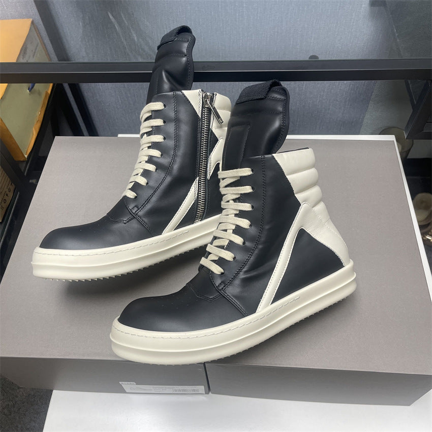 Women's & Men's Triangle Genuine Elevator Milk Fragrance High Boots