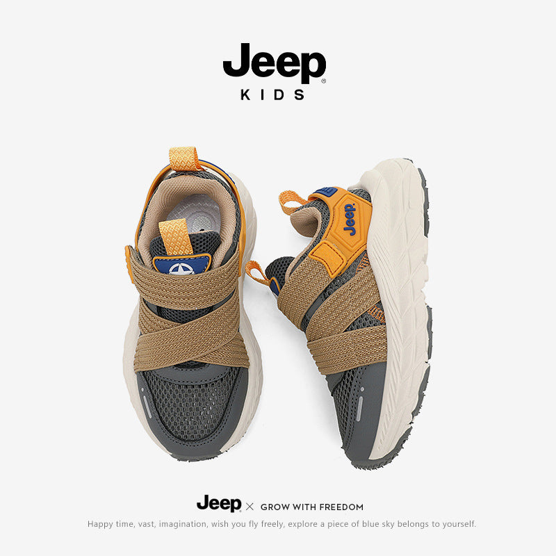 Children's Summer Convenient Velcro Lightweight Soft Sole Children's Sports Shoes