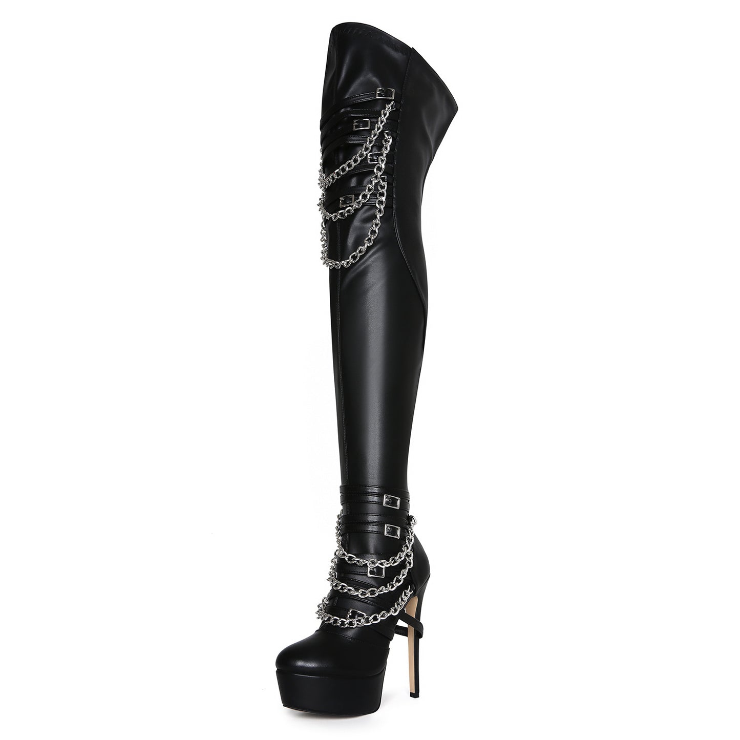 Women's Sexy Water Table Banquet Chain Plus Size Over Heels