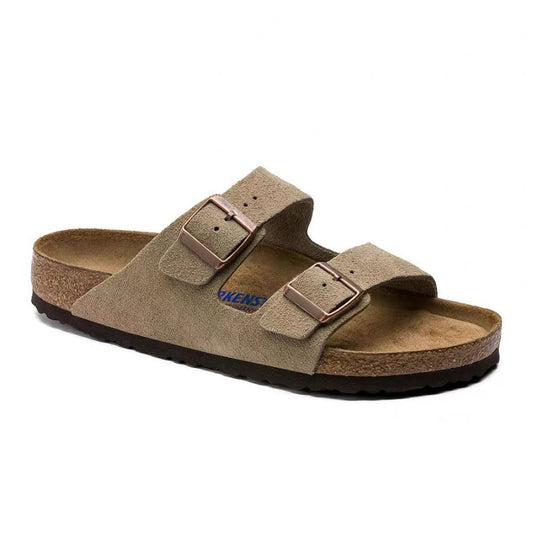 Women's & Men's Cowhide Suede Soft Bottom Double Breasted Pure Source High Version Platform Sandals