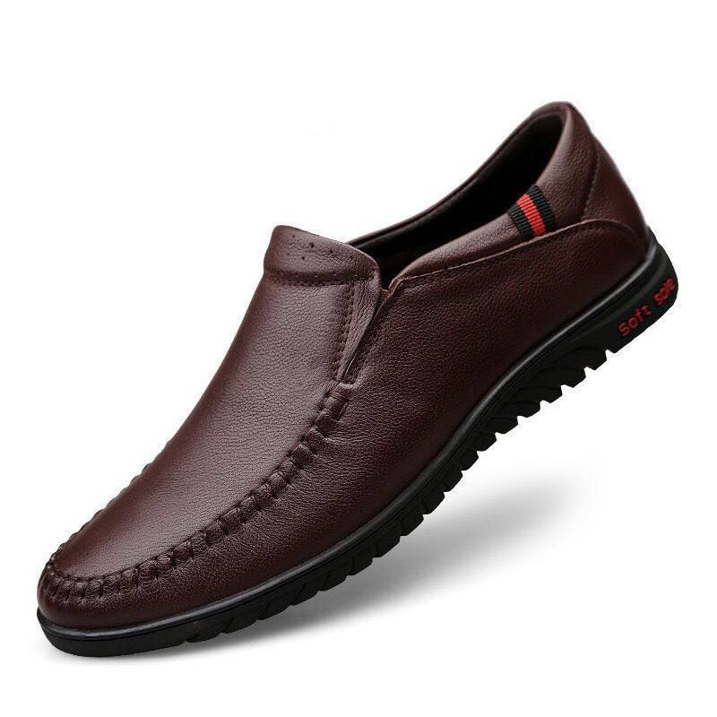Men's Bottom Slip On Four Pumps Fleece-lined Casual Shoes