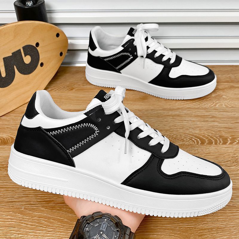 Men's Fashion Spring Boys Breathable Versatile White Sneakers