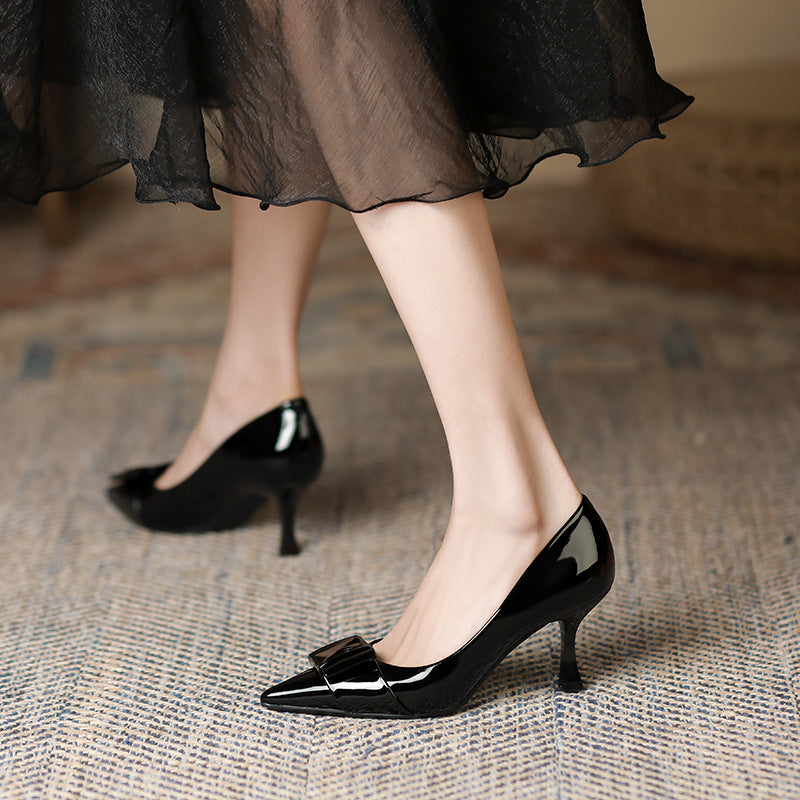 Women's Stiletto High Autumn French Commuter Banquet Women's Fashion Shoes