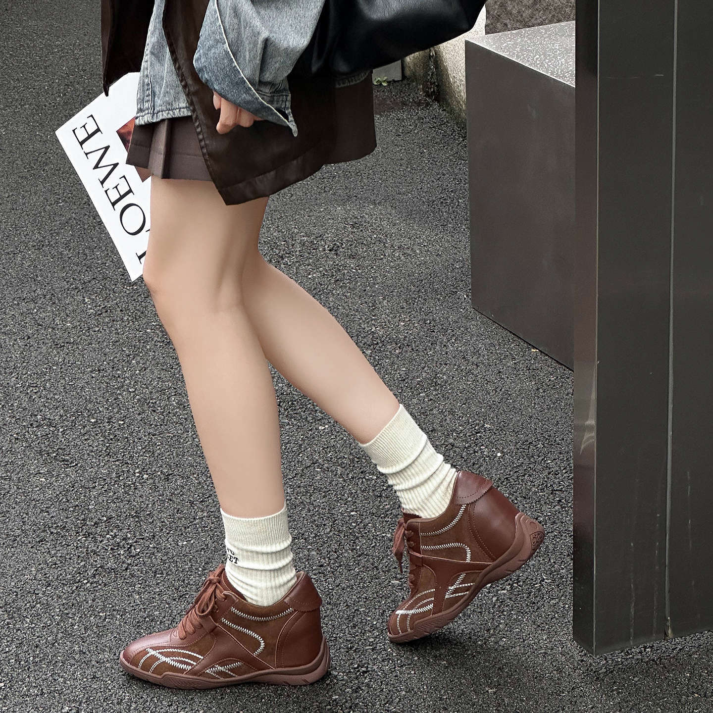 Women's Easy Matching Height Increasing Insole German Training Women's Casual Shoes