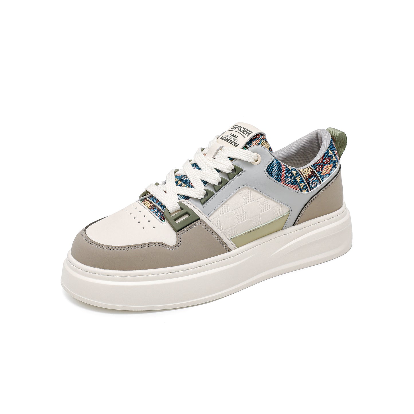Extra Large Size White Niche Korean Sneakers