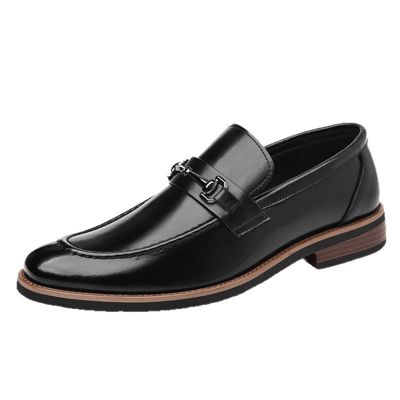 Men's Large Size European Style Oxford Pointed Suit Leather Shoes
