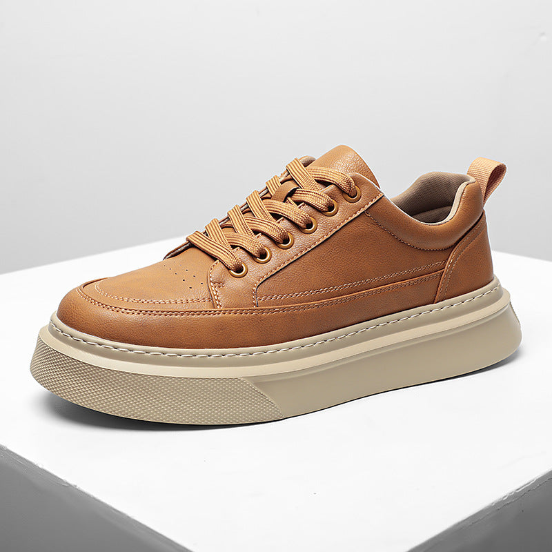 Men's White Autumn Fashion Retro Sports Lightweight Sneakers