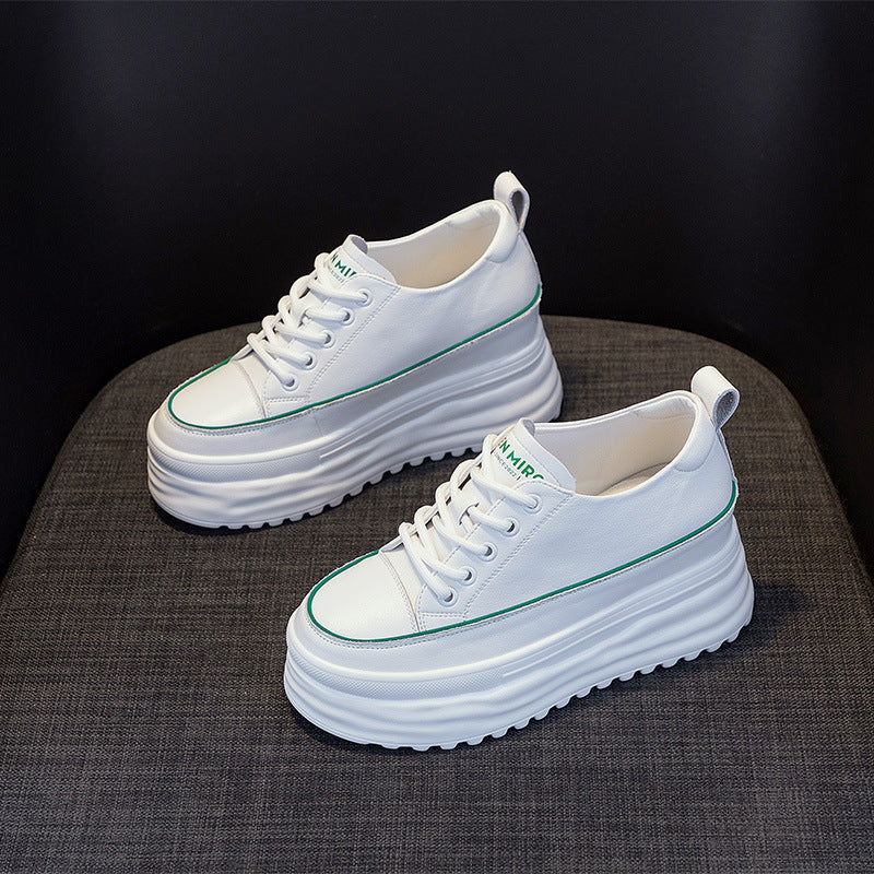 Women's & Men's Autumn Waterproof Platform Height Increasing Insole Casual Shoes