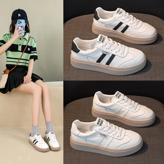 Women's Western Style German Training Autumn Versatile Platform Fashion Good-looking Women's Board Shoes